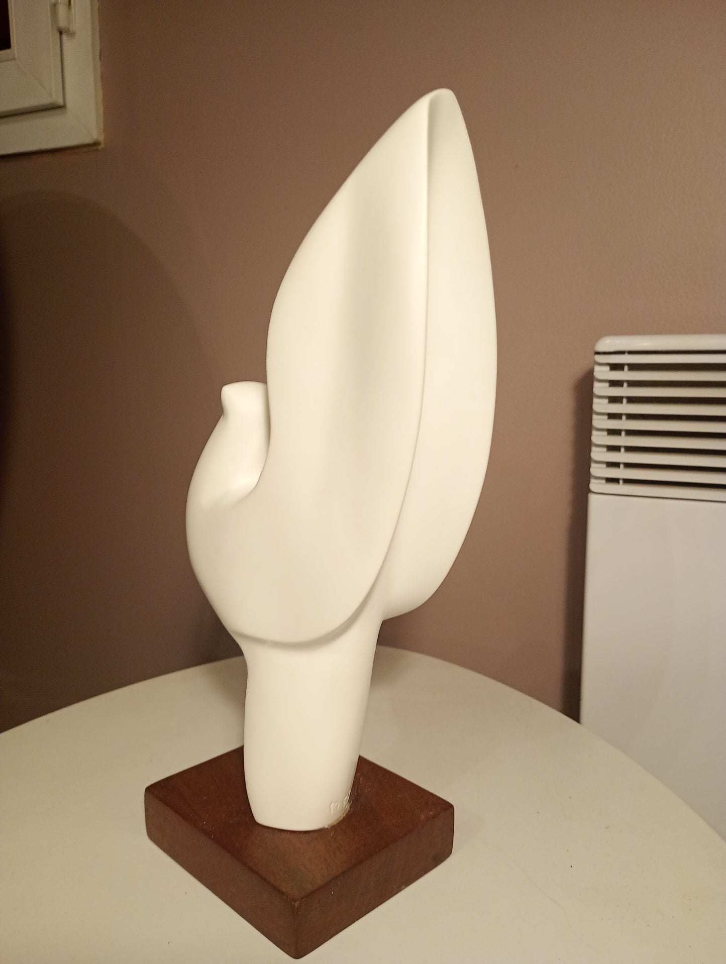 sculpture bois signée