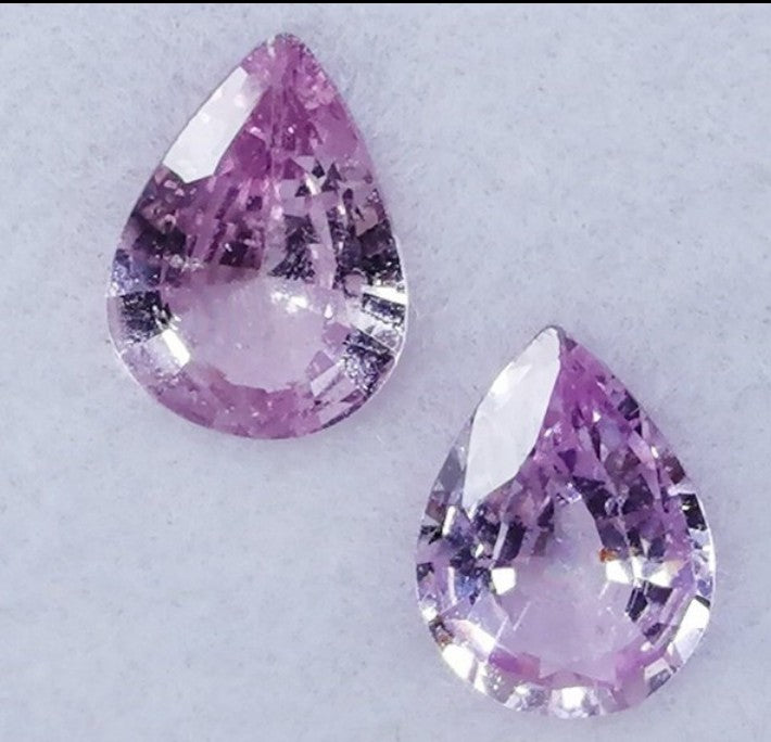 lot de 2 magnifiques saphirs naturels