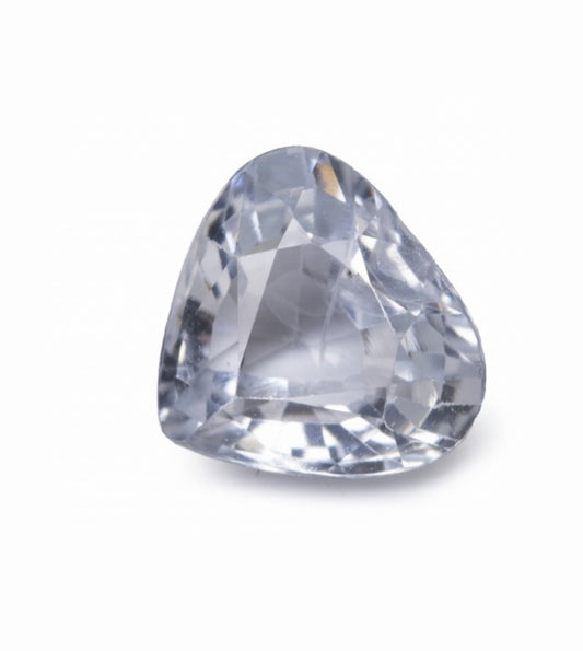 Saphir Incolore Naturel - 1.77 Carat (Certifié ALGT)
