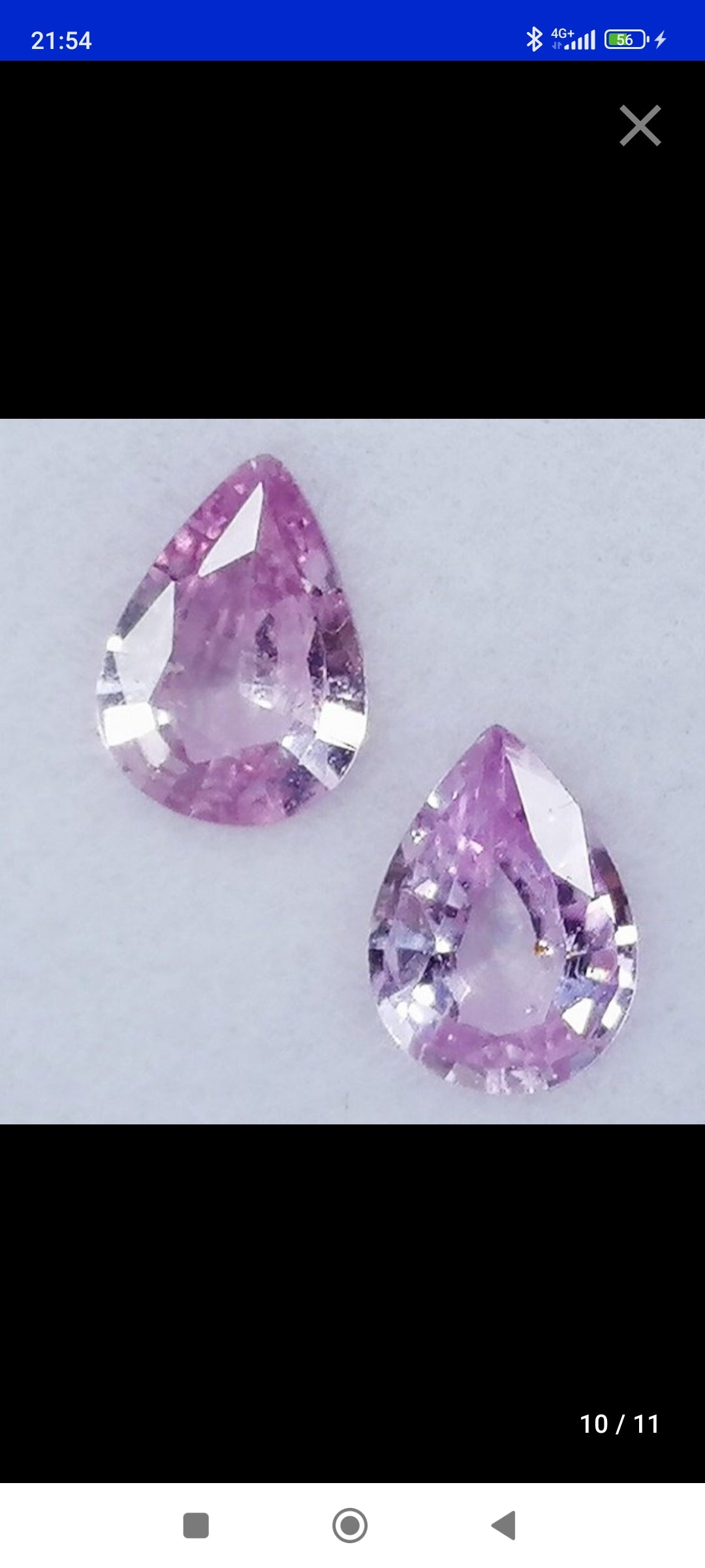 lot de 2 magnifiques saphirs naturels